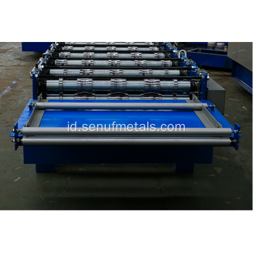 Garis mesin roll forming lembaran atap bergelombang